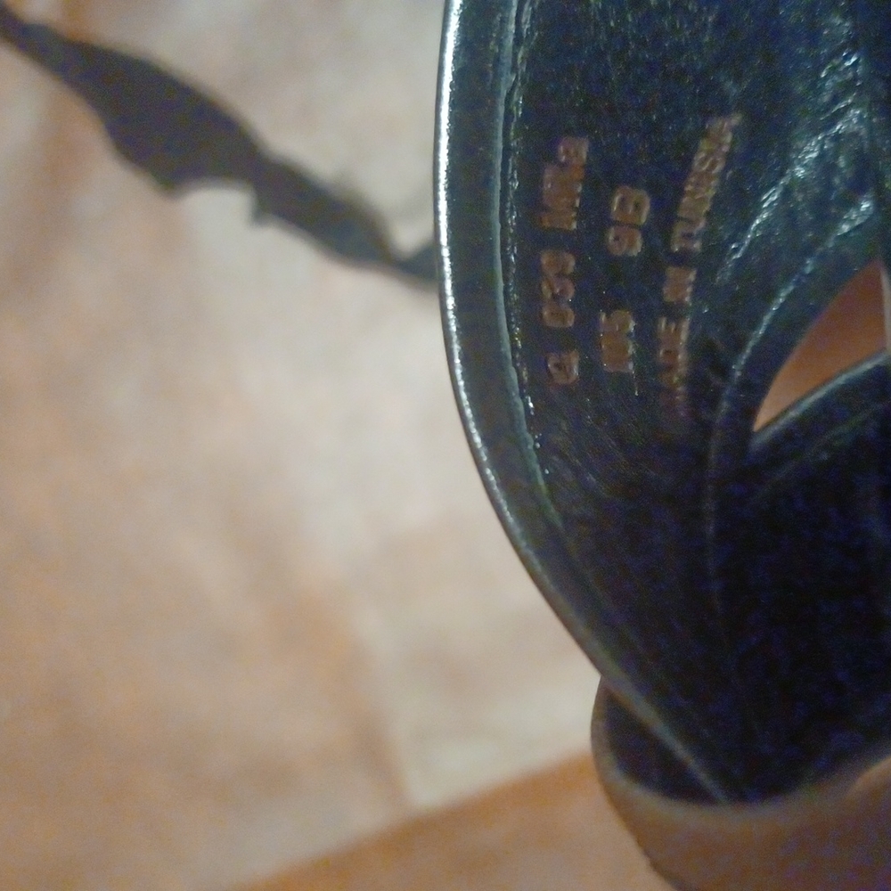 Coach Platfrom Wedges Ankle Lace Leg Tie Up Black Coach Print Canvas/Leather - Picture 3 of 3